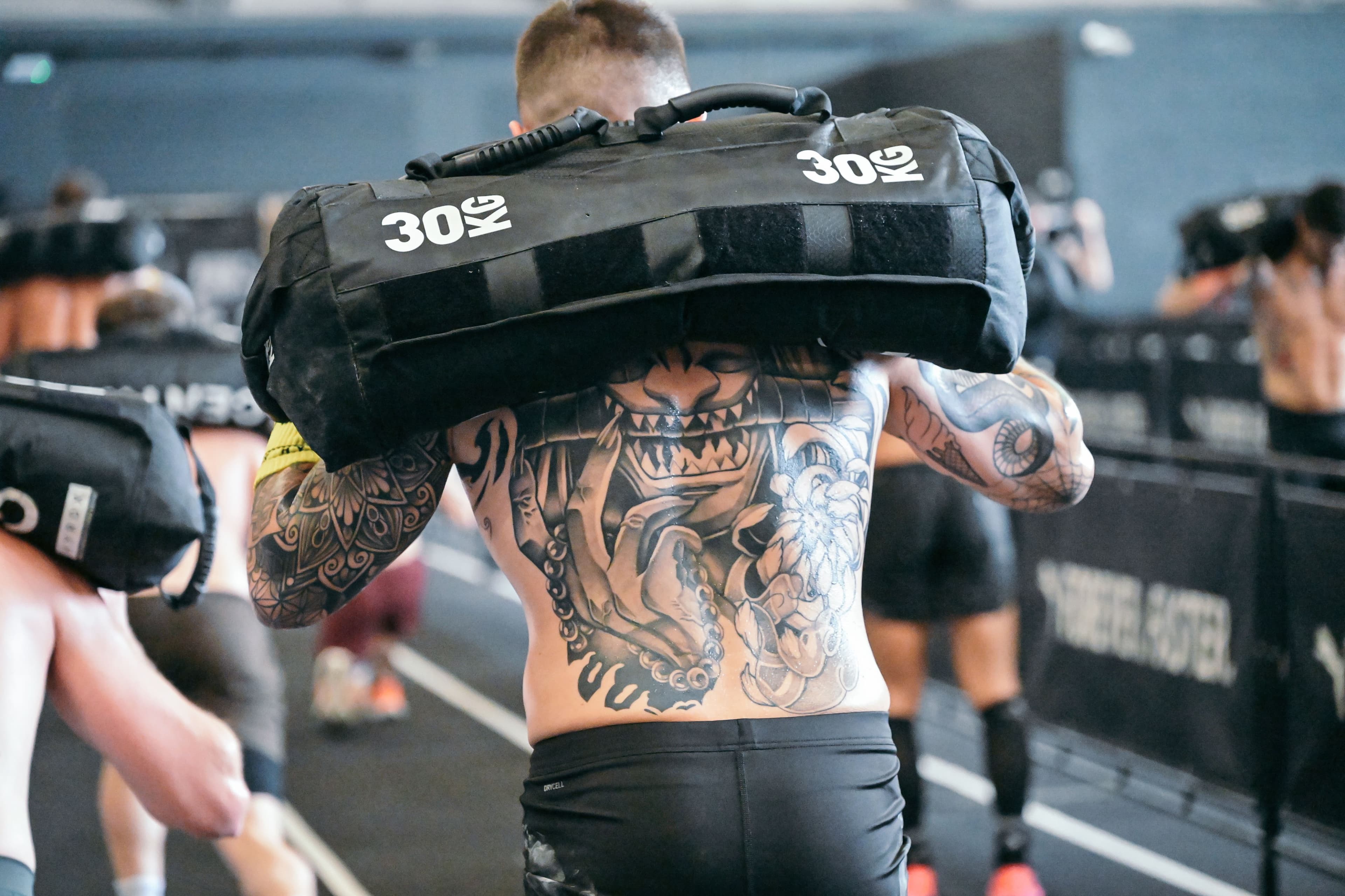 Athlete on ski erg — simulator and pacing